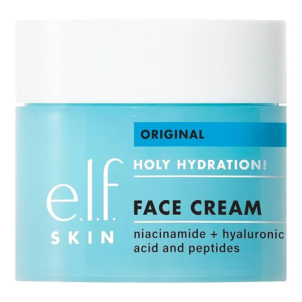e.l.f. SKIN Holy Hydration! Face Cream, Moisturizer For Nourishing & Plumping Skin, Infused With Hyaluronic Acid, Vegan & ...