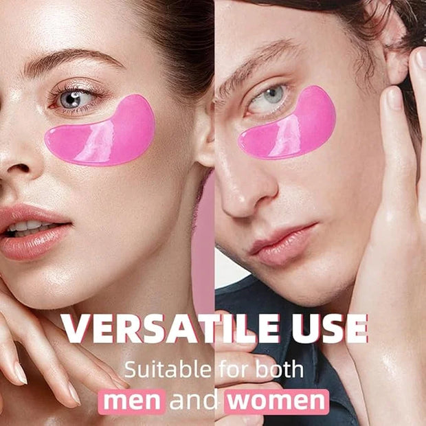 BIODREL- Under Eye Patches (20 Pairs) for Dark Circles, Puffy Eyes, Wrinkles, Eye Bags Treatment - Collagen Mask for Men &...