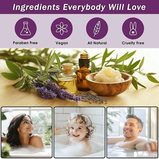 Spa Gift Baskets For Women - Luxury Bath Set With Lavender & Tea Tree Oil - Spa Kit Includes Body Wash, Bubble Bath, Lotio...