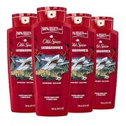 Old Spice Cleansing Body Wash for Men, 3X Defense, 24/7 Shower Fresh with Lasting Scent, 2-in-1 Body & Face Wash, Sharkham...