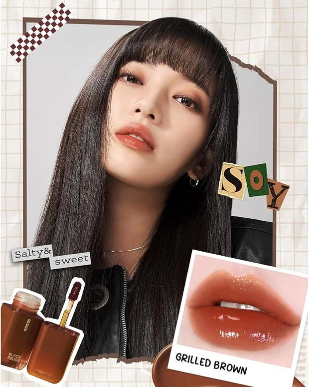 Glow Bokki Glossy Lip Tint, Korean Beauty (GB12 Honey Soy, 4.1 grams) - Product Image