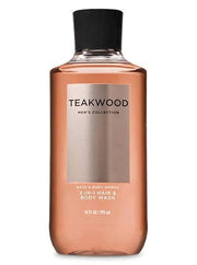 Bath and Body Works, Signature Collection Teakwood 2-in-1 Hair + Body Wash (10 oz) - Product Image