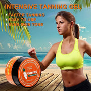 100ml Carrot Tanning Intensifying Gel, 3.38 fl.oz Intensive Tanning Gel, Tanning Bed Lotion Accelerator for Outdoor Sun, W...