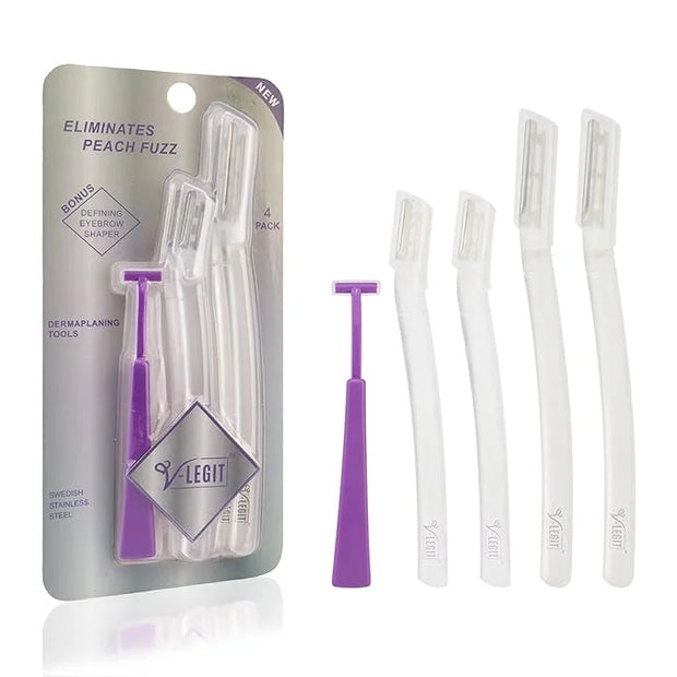 Dermaplaning Tools - Exfoliating Facial Razor Dermaplane for Women & Men Shaver to Exfoliate Refresh the Skin Peach Fuzz E...