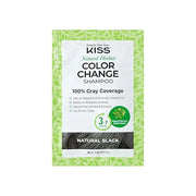 KISS Color Change Permanent Shampoo Dye, 100% Gray Coverage, Natural Plant & Herbal Extracts, All Hair Types, Moustache & ...