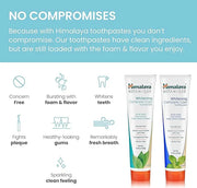 Himalaya Botanique Complete Care Whitening Toothpaste Variety Pack, Simply Mint and Simply Peppermint Flavors, Fluoride Fr...