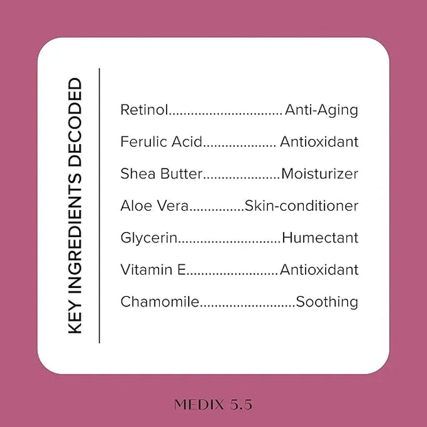 MEDIX Retinol Body Lotion + Hyaluronic Acid Cream Body Moisturizer Skincare Set | Hydrating + Firming Body Lotion For Impr...