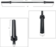 BalanceFrom Olympic Barbell Standard Weightlifting Barbell - Product Image