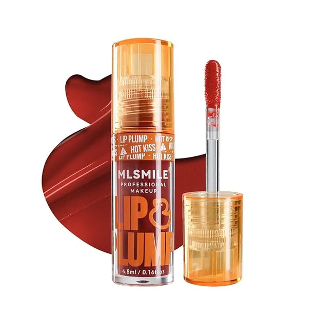 Duck Lip Plumper Gloss - Hydrating Lip Oil Gloss with Glitter Shine and High Pigment, No Sticky or Tacky Feel, Makes Lips ...