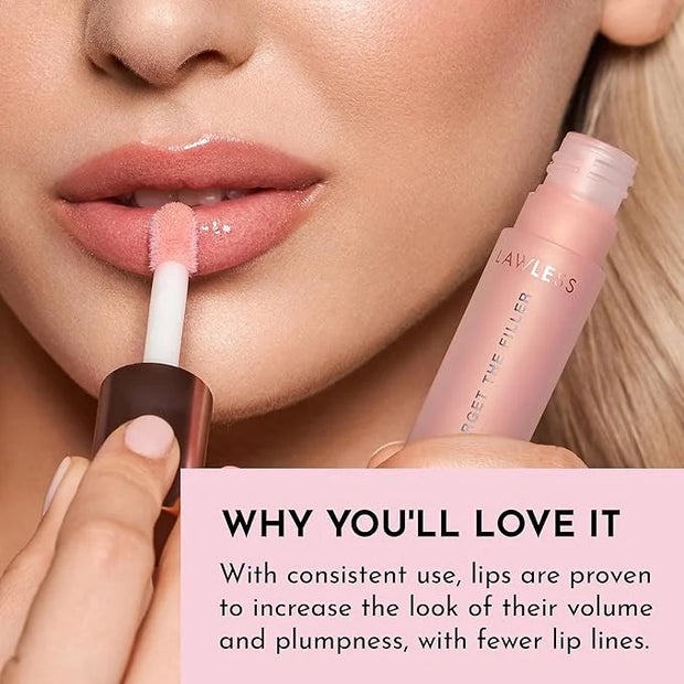 Women's Forget The Filler Lip Plumper Line Gloss, Annie, Pink, 0.11 Fl Oz (Pack of 1) - Product Image