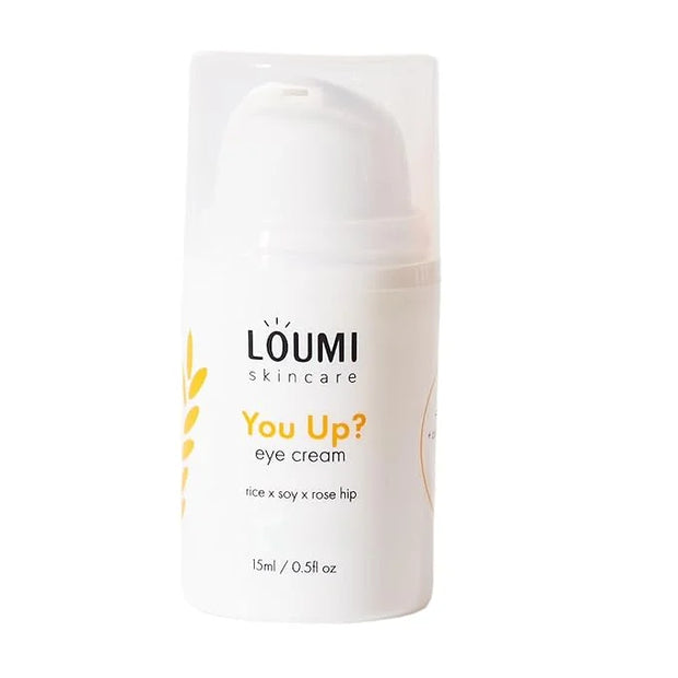 LOUMI Skincare You Up? Rose Hip Eye Cream | Brightening, Hydrating Under-Eye Cream | Reduces Dark Circles, Puffiness & Wri...