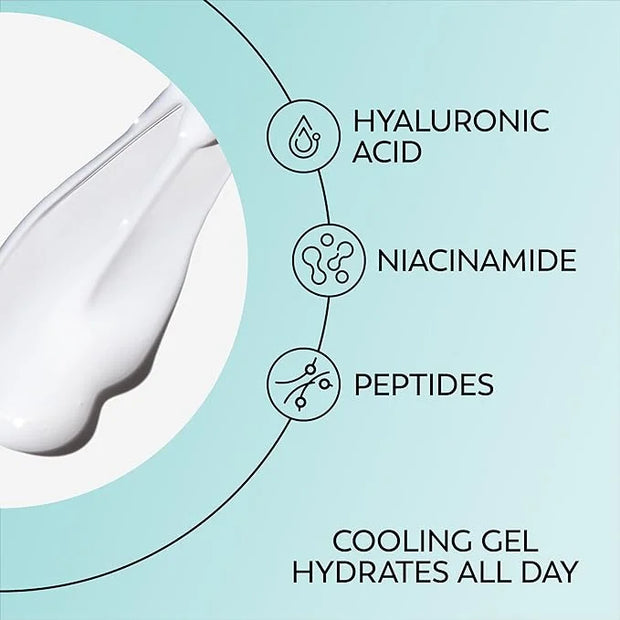 Olay Hyaluronic + Peptide 24 Gel Eye Cream, Fragrance-Free, 0.5oz (15 mL) - Product Image