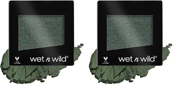 wet n wild Color Icon Satin Eyeshadow Single | High Pigment Long Lasting | Envy (Pack of 2) - Product Image