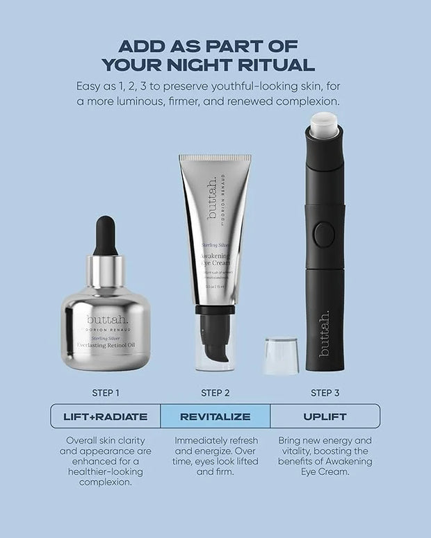 Buttah Skin Awakening Eye Cream for Dark Circles and Puffiness - Anti Aging Eye Care Cream - Eye Cream For Wrinkles - Nour...