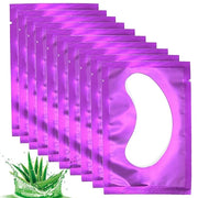 50 Pair Under Eye Pads, Eyelash Extension Lint Free Gel Patches for Beauty Salon False Eyelash Extensions Grafting (purple...