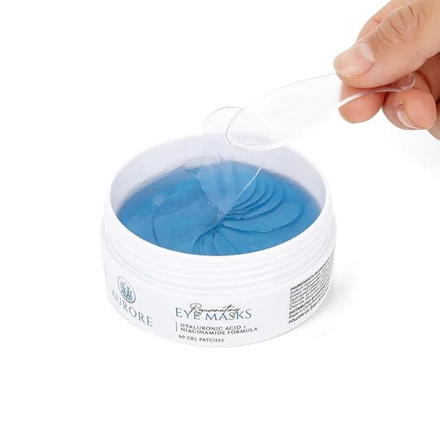 AURORE Under Eye Patches with Hyaluronic Acid, Collagen, Niacinamide - for Puffy Eyes, Dark Circles, Wrinkles, Fine Lines ...