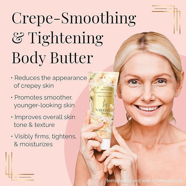 Nakery Neck Creams for Tightening & Firming Skin - Tightening Cream for Body & Face - Neck Firming Cream for Aging Skin - ...