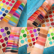 UCANBE Makeup Eyeshadow Palette + 15Pcs Brush Set, Pigmented