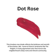 Dot Rose Lip Gloss (.25oz) -Vegan, Gluten-Free, Cruelty -Free formula with Aloe, Vitamins C & E, Spearmint extract and a s...