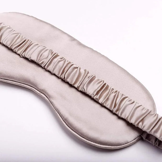 Silk Sleep Mask Light Blocking Luxury 100% Mulberry 19mm Silk Eye Mask Eye Cover Blindfold Ultra Soft Light & Comfy Anti A...