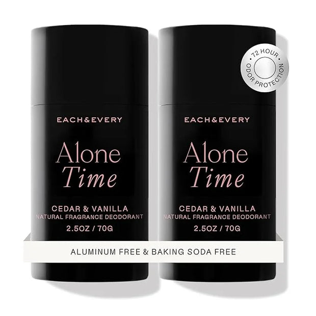 Each & Every Aluminum Free Deodorant for Men & Women, Cedar & Vanilla - All Natural Deodorant for Sensitive Skin, EWG Veri...