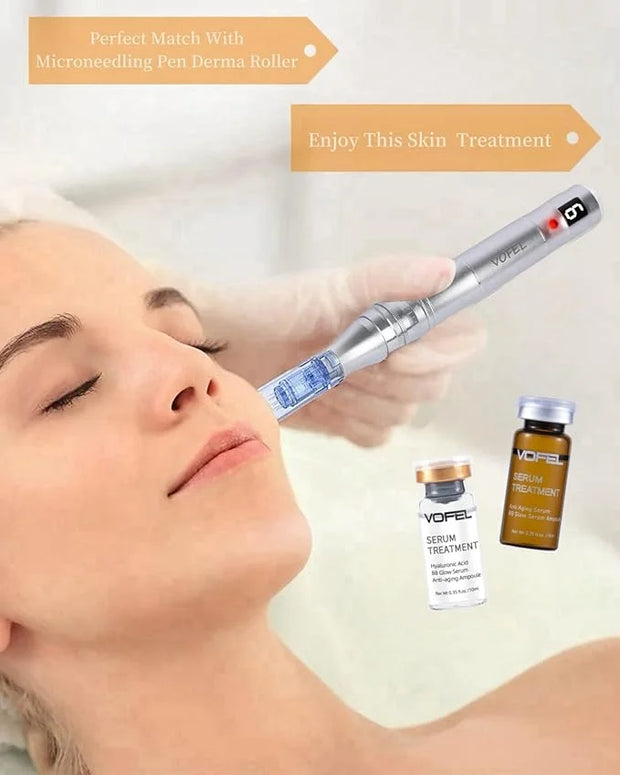 Anti Aging Serum Hyaluronic Acid Serum For Face BB Glow Starter Kit Serum Ampoules for Skin Treatment Kit 0.35 oz 8 Vials ...