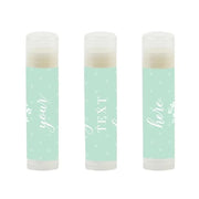 Andaz Press Personalized Lip Balm Party Green,