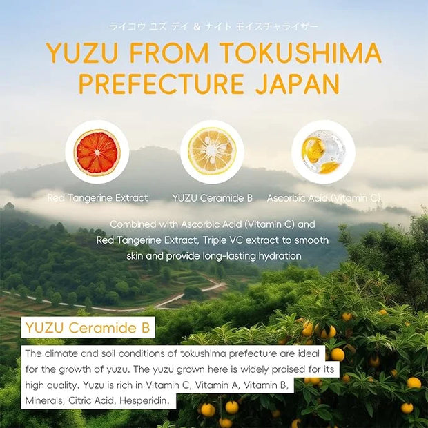 JAPAN Yuzu Skin Care Set, Yuzu Skin Care Routine Kit For Women & Teen Girls, Natural Skincare Set For Women With Serum,Ton...