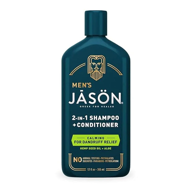 Jason Men's Calming 2-in-1 Shampoo and Conditioner, 12 oz - Product Image