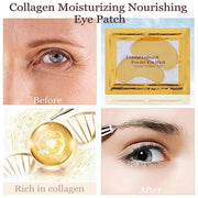 Miniling 30 Pairs Lip Mask & Eye Mask, Crystal Collagen Under Eye Patches for Puffy Eyes, Undereye Bags, Wrinkles, 24K Gol...