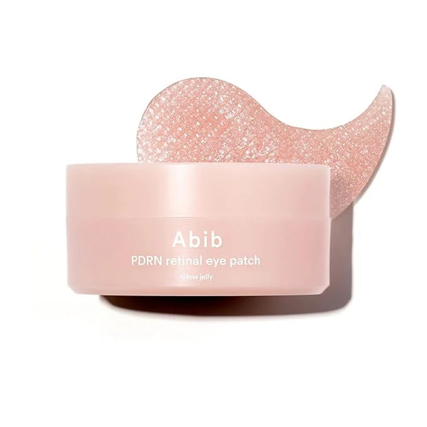 Abib PDRN Retinal Eye Patch Glow jelly 60 Patches, Korean Under Eye Patches for Puffy Eyes and Dark Circles, Anti-Wrinkle,...