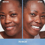 Covergirl Simply Ageless Skin Perfector Essence Foundation, 70 Rich, Tinted Skin Perfector, Skincare Makeup Hybrid, Sheer ...