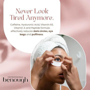 [Dark Circles & Puffy Eyes Treatment Korean Sheet Mask] Lint-Free Eye Perfection Pro Cooling Patches 20 Pack - Hydrogel Un...