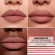 Morphe Soulmatte Velvet Lip Mousse Matte Lipstick - Air-Whipped, Soft Matte Lip Makeup with Vitamin E to Hydrate, Soften a...