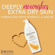 Jergens Ultra Healing Dry Skin Moisturizer, Body and Hand Lotion, for Absorption into Extra Dry Skin, 21 Ounce, with HYDRA...