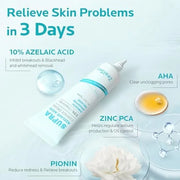 ZealSea 10% Azelaic Acid Facial Cream - Azelaic Acid Serum with AHA for Face, Relief Pimple, Breakouts, Blackhead & Rednes...