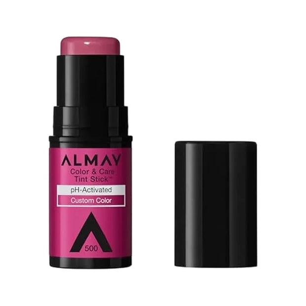 Almay Lip and Cheek Tint, Color & Care Tint Stick, Multi-Use Moisturizing Blush and Lip Color, Dewy Finish, 500 Berry Flus...
