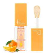 Plumping Lip Oil Set, Hydrating Lip Gloss Tinted Lip Balm Lip Care, Fruit Extract Lip Gloss Tinted for Dry Lip Moisturizin...