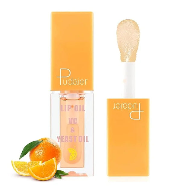 Plumping Lip Oil Set, Hydrating Lip Gloss Tinted Lip Balm Lip Care, Fruit Extract Lip Gloss Tinted for Dry Lip Moisturizin...