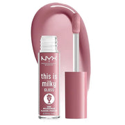 NYX PROFESSIONAL MAKEUP This Is Milky Gloss, Lip Gloss with 12 Hour Hydration, Vegan - Ube Milkshake (Mauve Purple) - Prod...