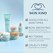 Kind Science Deluxe Kit - Skin Care by Ellen DeGeneres Full Size 5pc Set with Hydration Cream, Firming Serum, Radiance Oil...