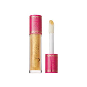 Juvia's Place Lip Gloss Glass It's Electric - Gold Shimmer,16 oz, Clear, Plump, Long Lasting Non-Sticky Luscious High Shin...