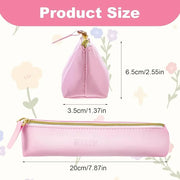2pcs small leather pouch mini