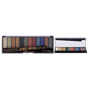 Rimmel London Magnif'Eyes Eyeshadow Palette, 12 Shades, Blendable Formula, Versatile, 009, Jewel Rocks, 0.5oz - Product Image