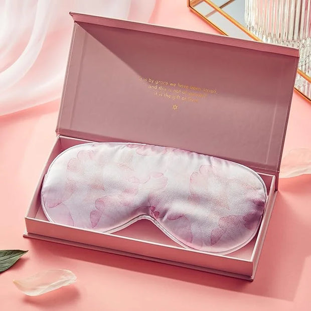 Grace & Company Silky Satin Eye Mask for Women - Premium Satin Silk Sleep Mask - Hydrating, Ultra Soft & Lightweight Vegan...