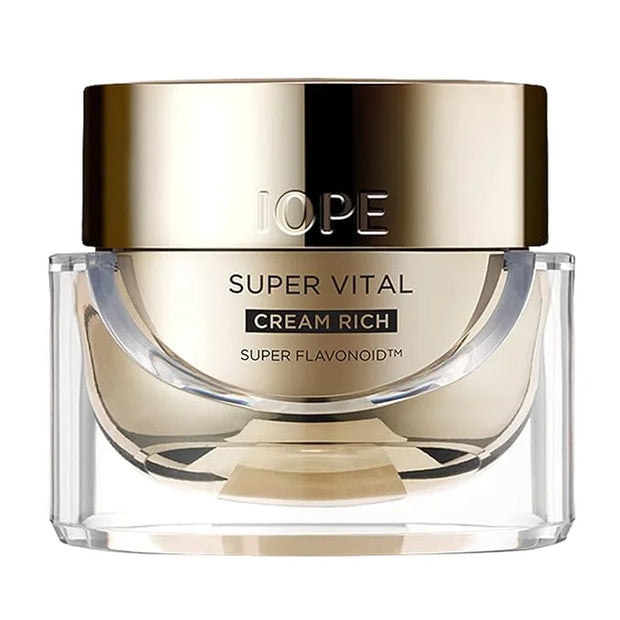 IOPE Face Cream, Super Vital Cream Rich - Total Anti-aging Facial Moisturizer, Skin Brightening & Anti-Wrinkle Skin Care f...