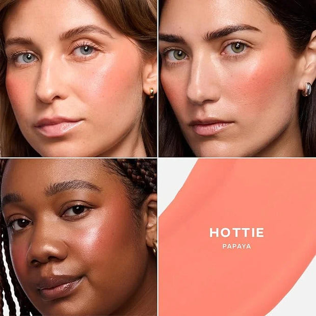 Saie Dew Liquid Blush for Cheeks - Hydrating Cream Blush Stick with a Blendable + Buildable Formula - Skincare Infused Dew...