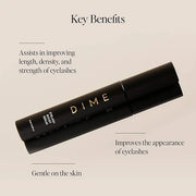 DIME Beauty Eyelash Boost Serum, Eyelash Growth Serum for Healthier, Longer, Thicker Eyelashes, 0.20 oz / 6 ml - Product I...