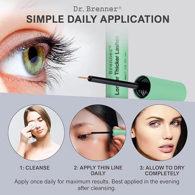 Dr, Brenner peptide eyelash enhancing serum for thicker, longer and fuller lashes - Product Image