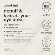 Revitalizing Eye Cream by Cocokind, Depuff & Reduce Fine Lines and Wrinkles, Cream for Firmer and Brighter Looking Eye Are...